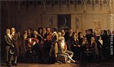 Meeting of Artists in Isabey's Studio by Louis-Leopold Boilly
